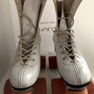 Vintage roller Derby skates,